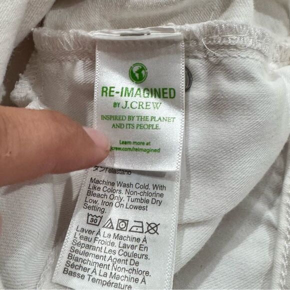 J. Crew Toothpick Skinny White Jeans Women’s 28 - Picture 2 of 7